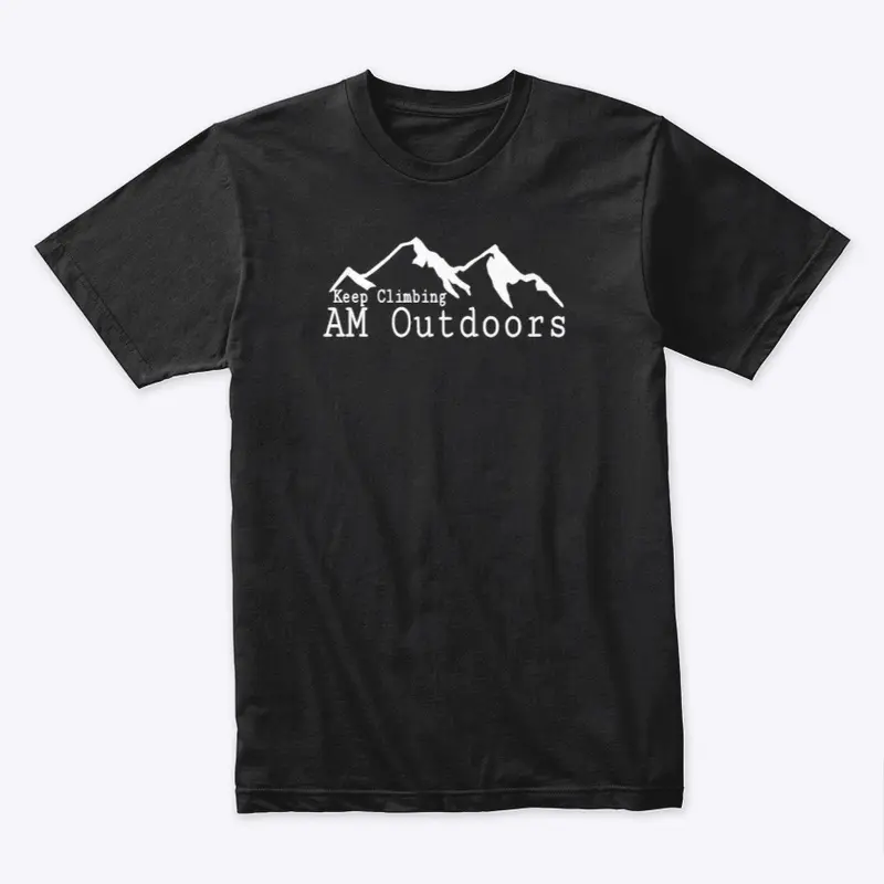 AM Outdoors (White) Logo Tee 