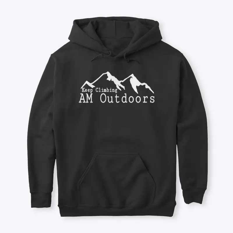 AM Outdoors ( White Logo ) Hoodie 